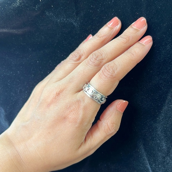 Sterling silver spinner ring - Picture 4 of 7